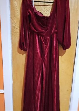 Red Velvet Dress
